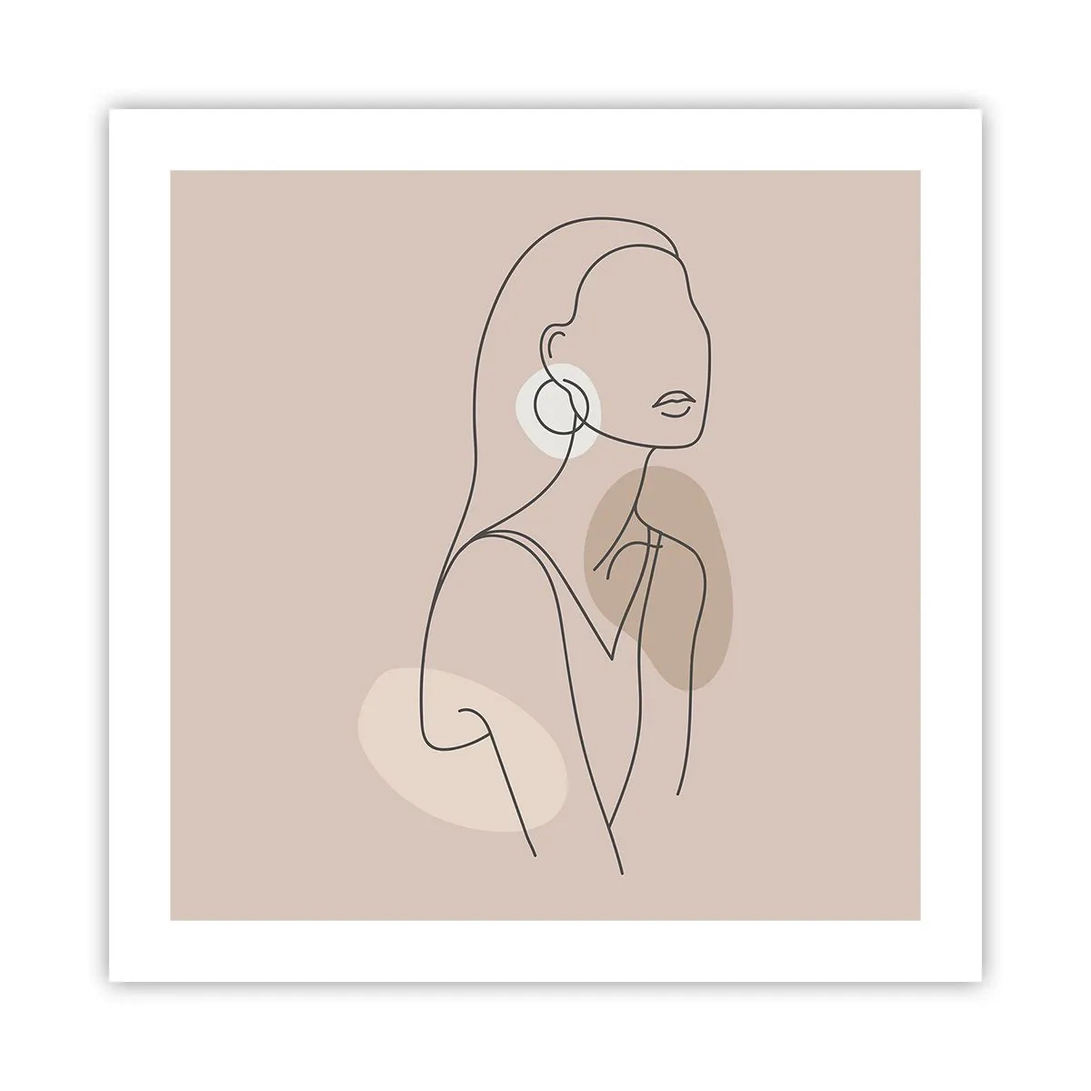 Plakat - Ikona dziewczęcości - 50x50 cm