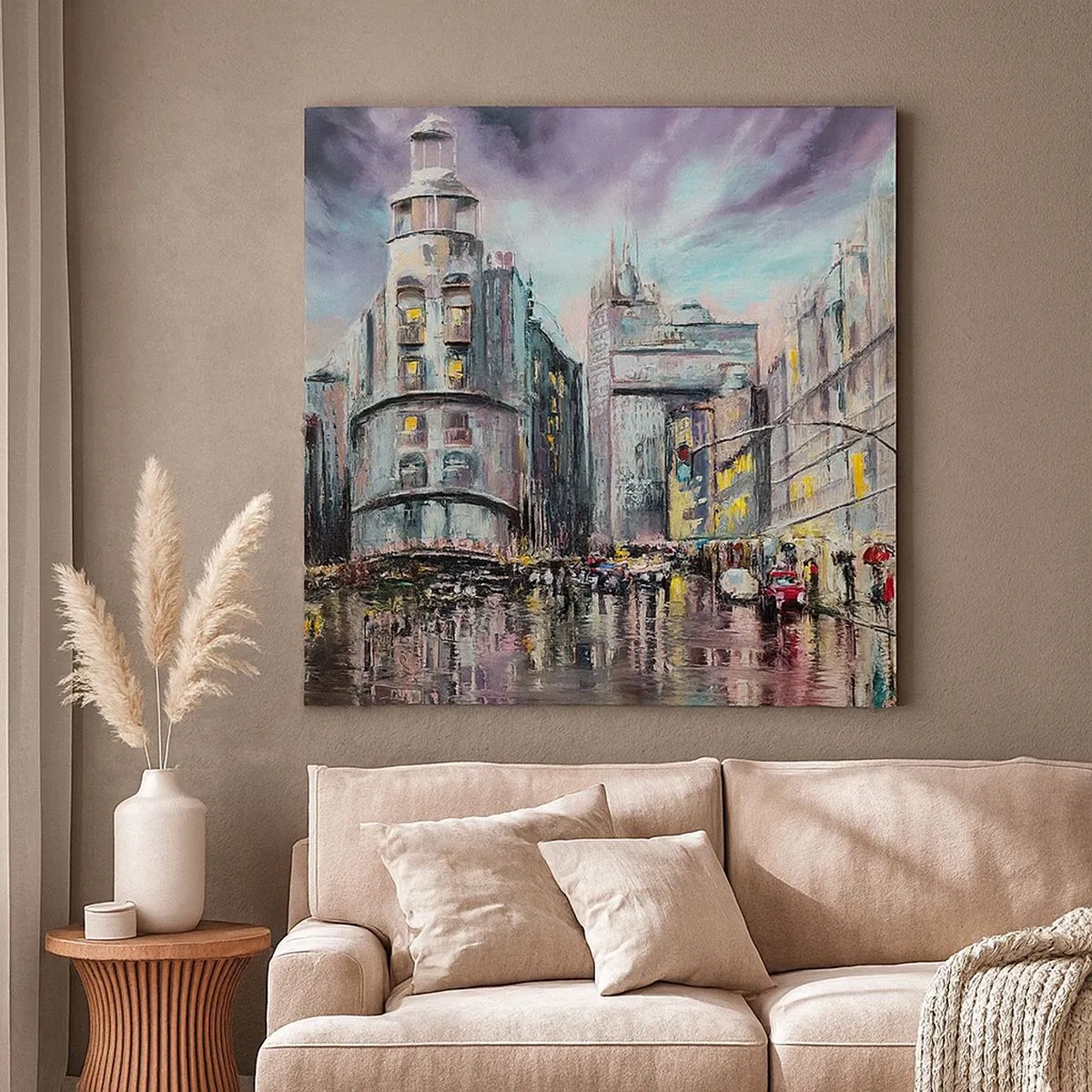 Obraz na płótnie - To będzie udany wieczór - 30x30 cm