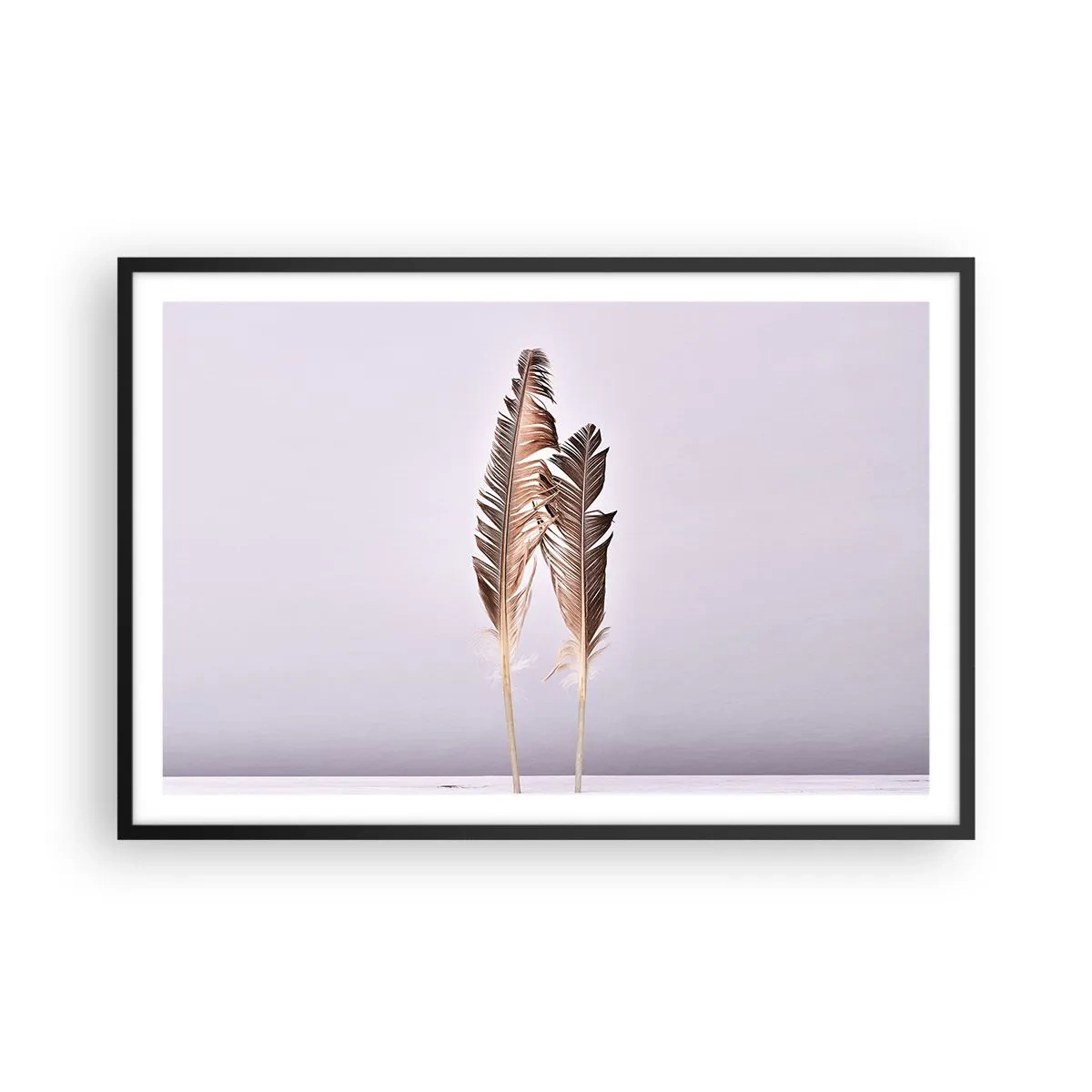 Plakat w czarnej ramie - Przeciw nicości - 91x61 cm