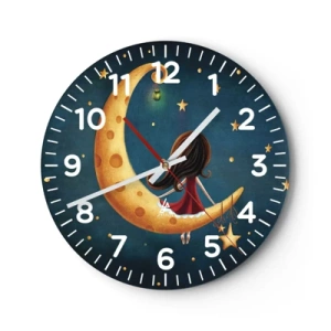 Zegar ścienny - Pewnego razu… - 40x40 cm