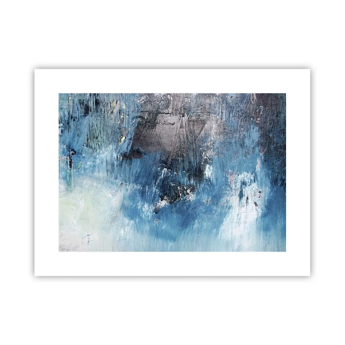 Plakat - Błękitna rapsodia - 40x30 cm