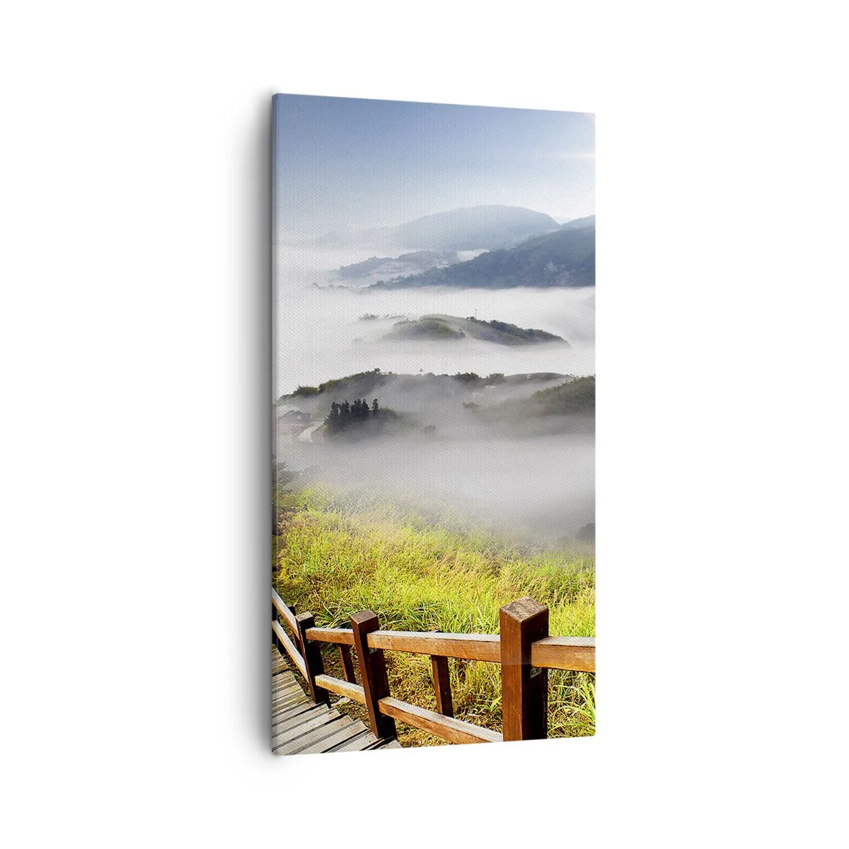 Obraz na płótnie - Utkane z blasku i mgły - 55x100 cm