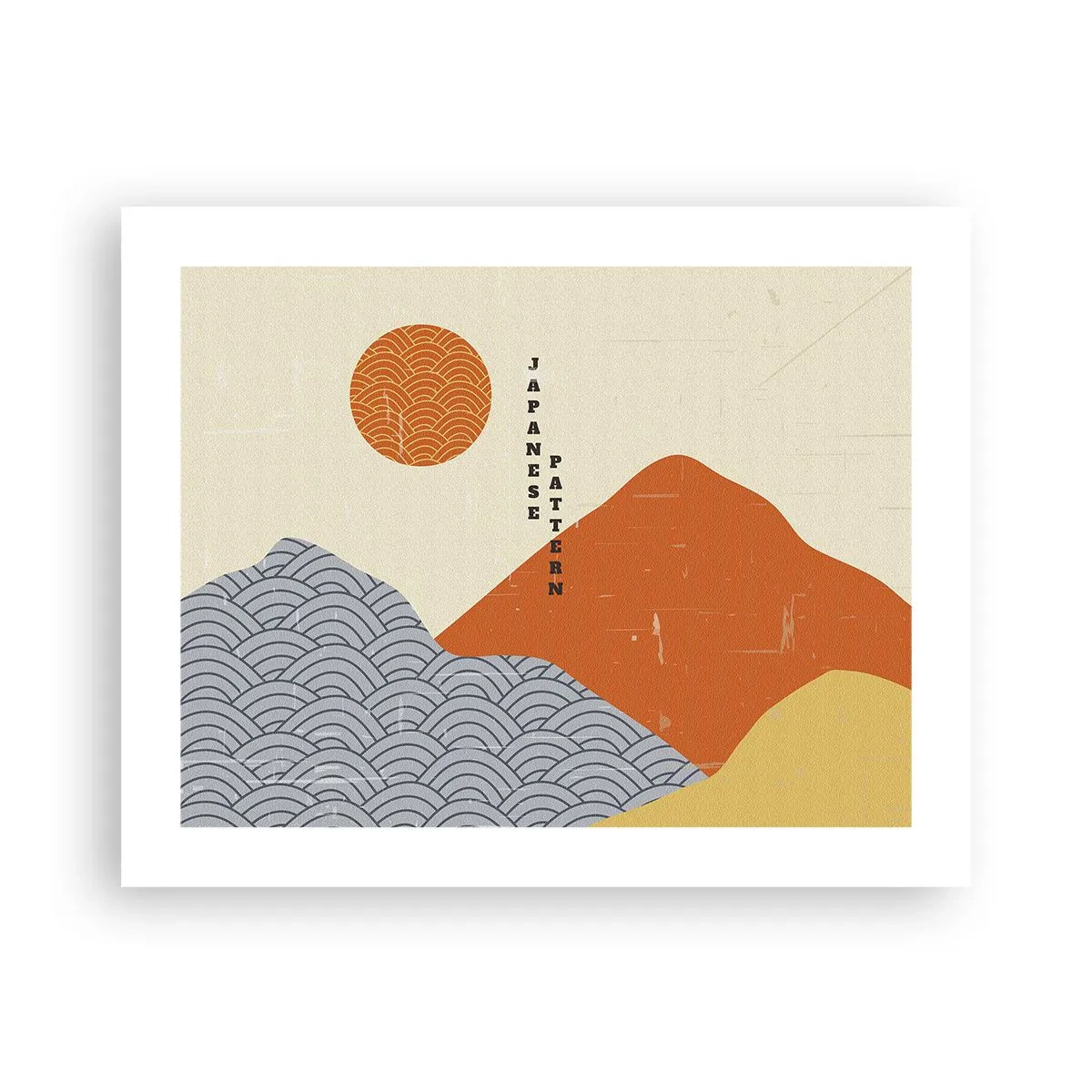 Plakat - W japońskim duchu - 50x40 cm