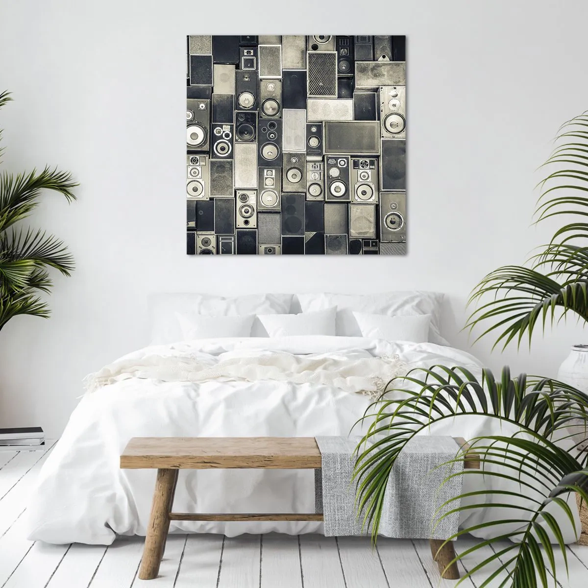 Obraz na płótnie - I wszystko gra - 70x70 cm