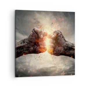 Obraz na płótnie - Stań do walki - 60x60 cm