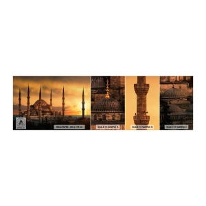 Fototapeta Próbka Standard Eco - Bóg jest wielki - Architektura, Meczet, Stambuł - 100x30 cm