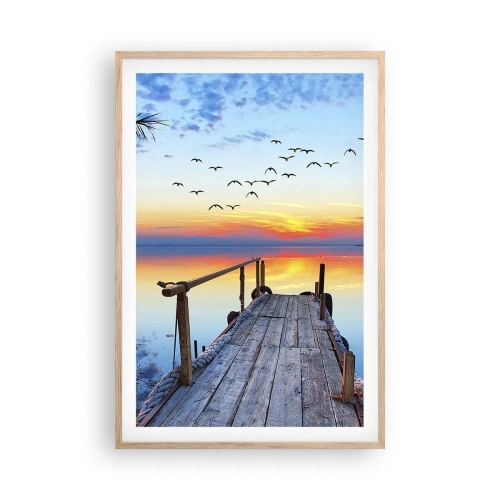 Plakat w ramie jasny dąb - Pora wracać… - 61x91 cm