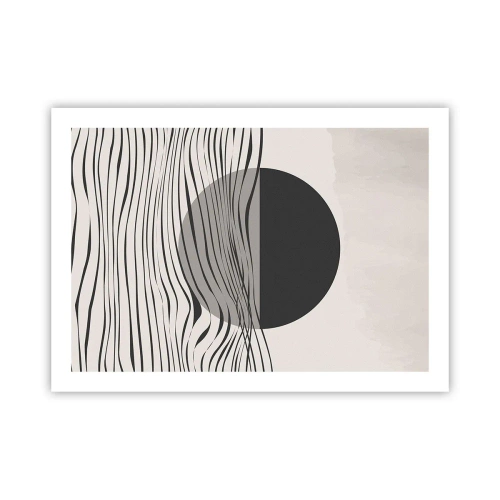 Plakat - Kompozycja połowiczna - 70x50 cm