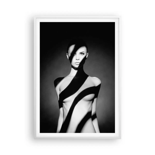 Plakat w białej ramie - W blasku i w cieniu - 70x100 cm