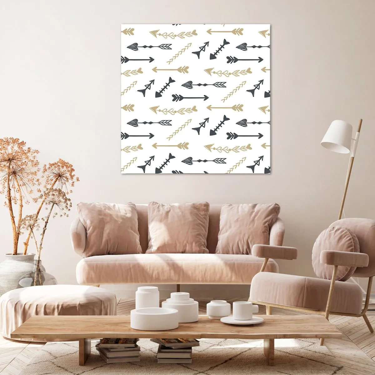 Obraz na płótnie - Sen łucznika - 40x40 cm