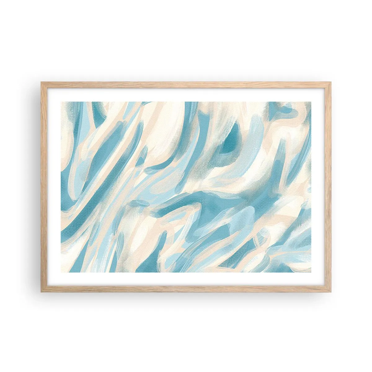 Plakat w ramie jasny dąb - Wiosenne powiewy - 70x50 cm