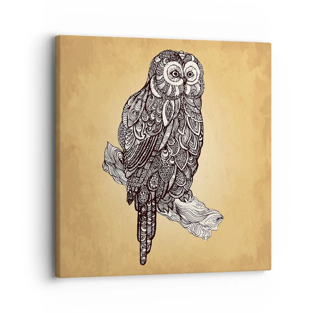 Obraz na płótnie - Misterne ornamenty mądrości - 30x30 cm