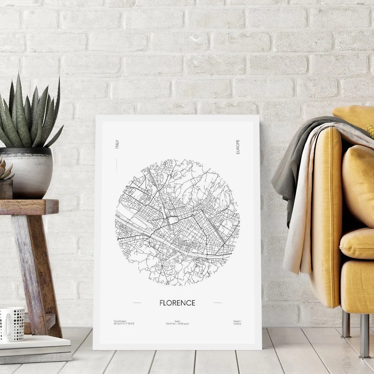 Plakat - Anatomia Florencji - 61x91 cm