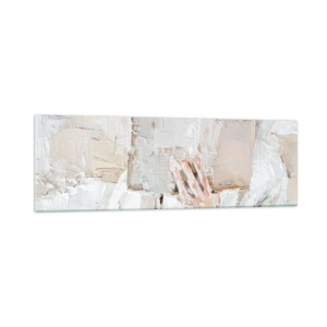 Obraz na szkle - Impresjonistyczny obraz dłoni trzymającej otwartą książkę - 160x50cm - W innym świecie - Nowoczesna dekoracja ścienna do salonu i sypialni ARTTOR