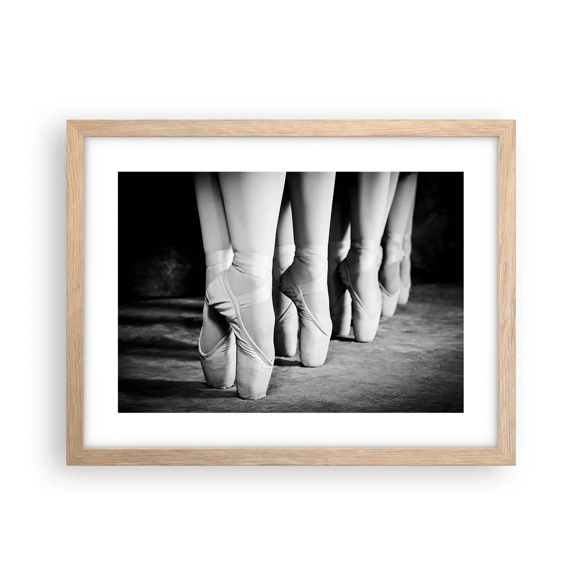 Plakat w ramie jasny dąb - Razem, lekko - 40x30 cm