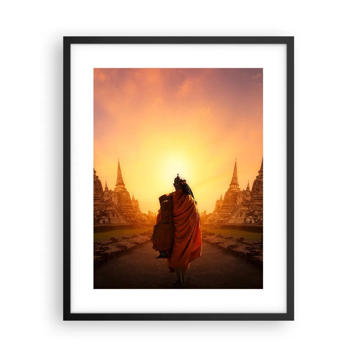 Plakat w czarnej ramie - W spokoju przez wieczność - 40x50 cm