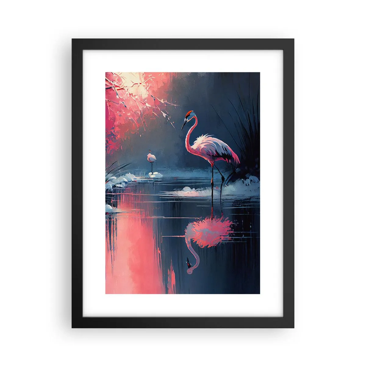 Plakat w czarnej ramie - Ptasie ustronie - 30x40 cm