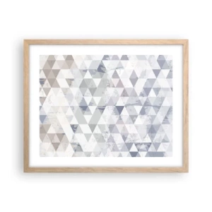 Plakat w ramie jasny dąb - W rytmie na trzy - 50x40 cm