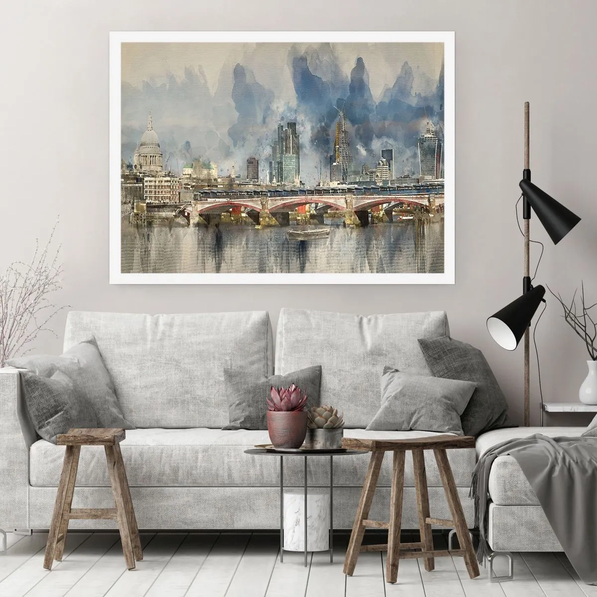 Plakat - Londyn w całej okazałości - 50x40 cm