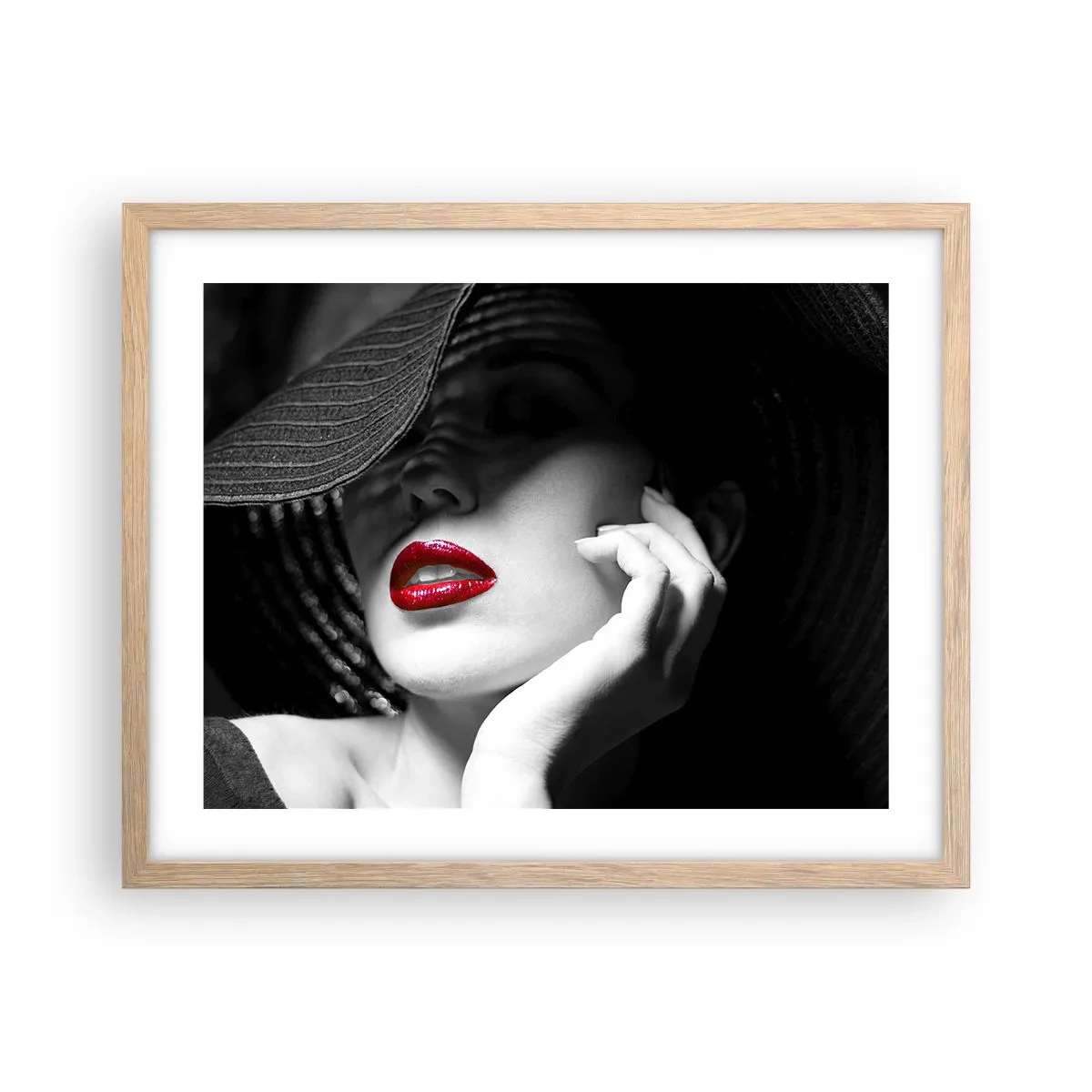 Plakat w ramie jasny dąb - Studium w szkarłacie - 50x40 cm