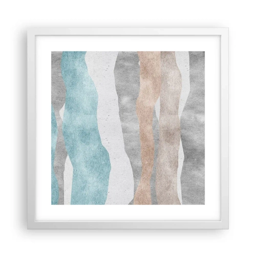 Plakat w białej ramie - Studium bliskości - 40x40 cm