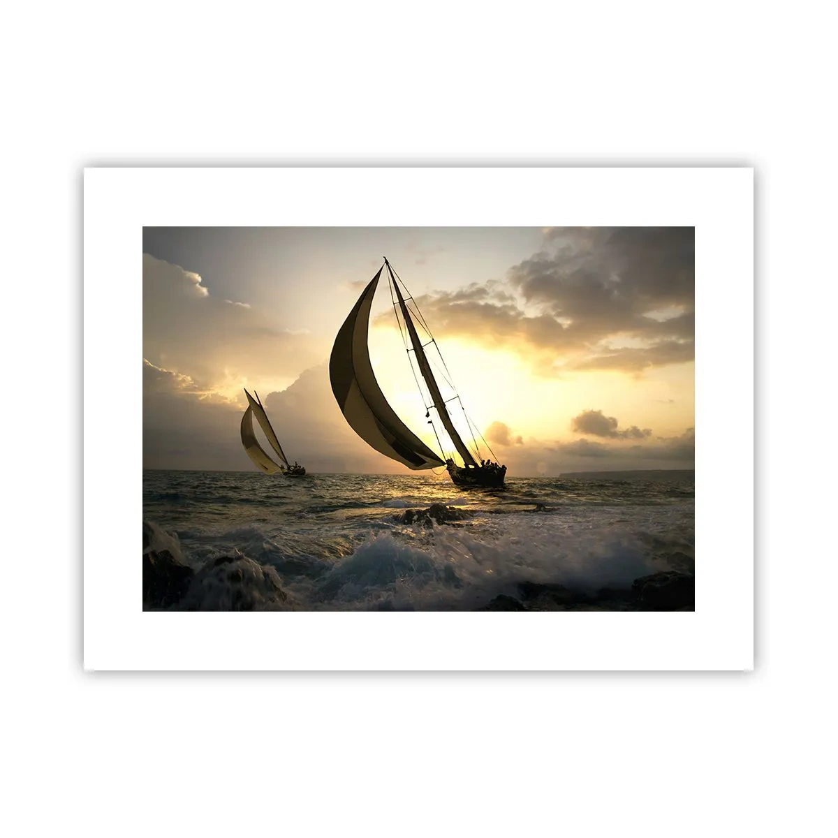 Plakat - Z wiatrem i pod wiatr - 40x30 cm