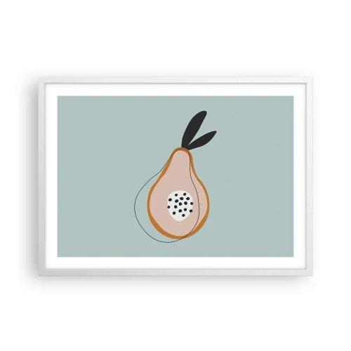 Plakat w białej ramie - Przeniknąć w naturę rzeczy - 70x50 cm