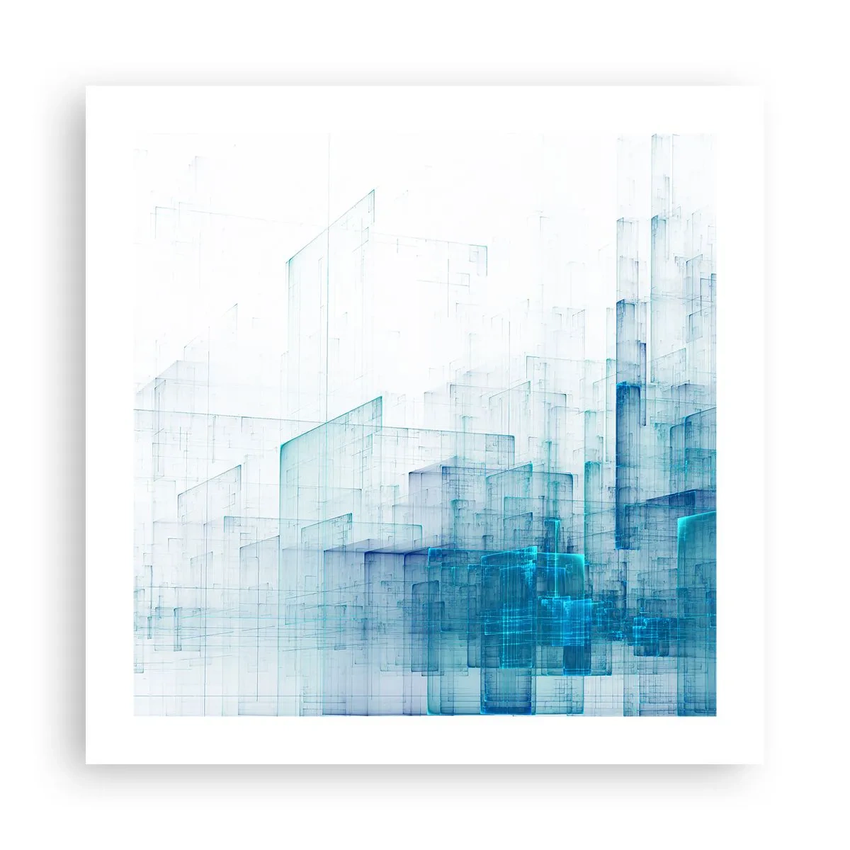 Plakat - Jak stała się przestrzeń - 50x50 cm
