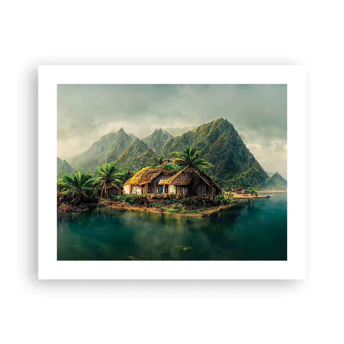 Plakat - Tropikalny raj - 50x40 cm