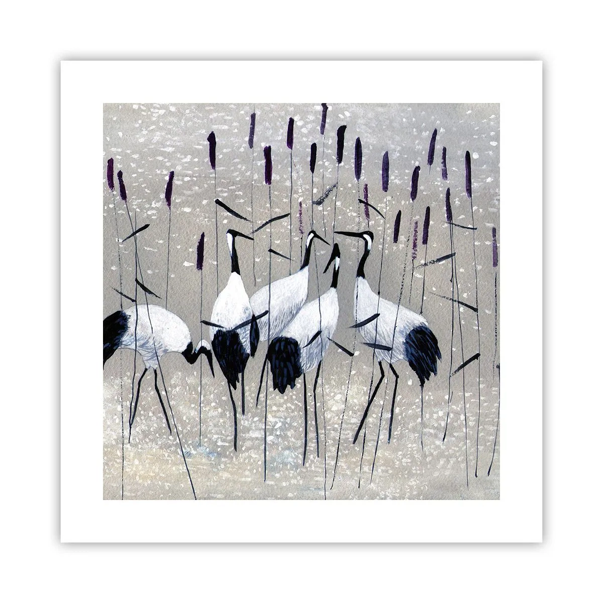 Plakat - Wśród swoich - 40x40 cm