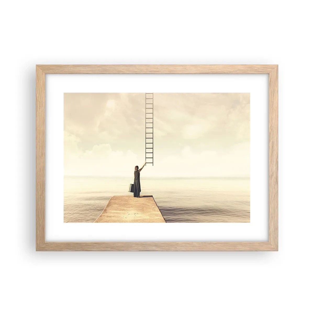 Plakat w ramie jasny dąb - Magiczna podróż - 40x30 cm