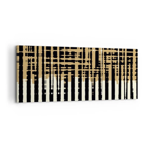 Obraz na płótnie - Architektoniczna abstrakcja - 100x40 cm