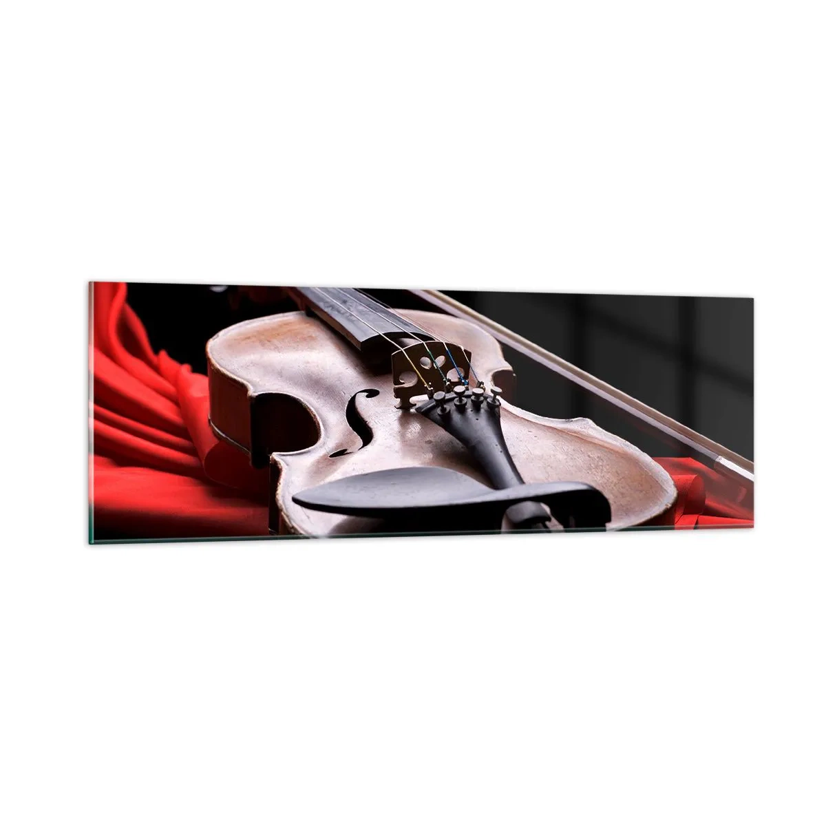 Obraz na szkle - Muzyka uczuć - 90x30 cm