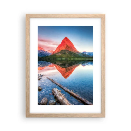 Plakat w ramie jasny dąb - Żar i chłód - 30x40 cm