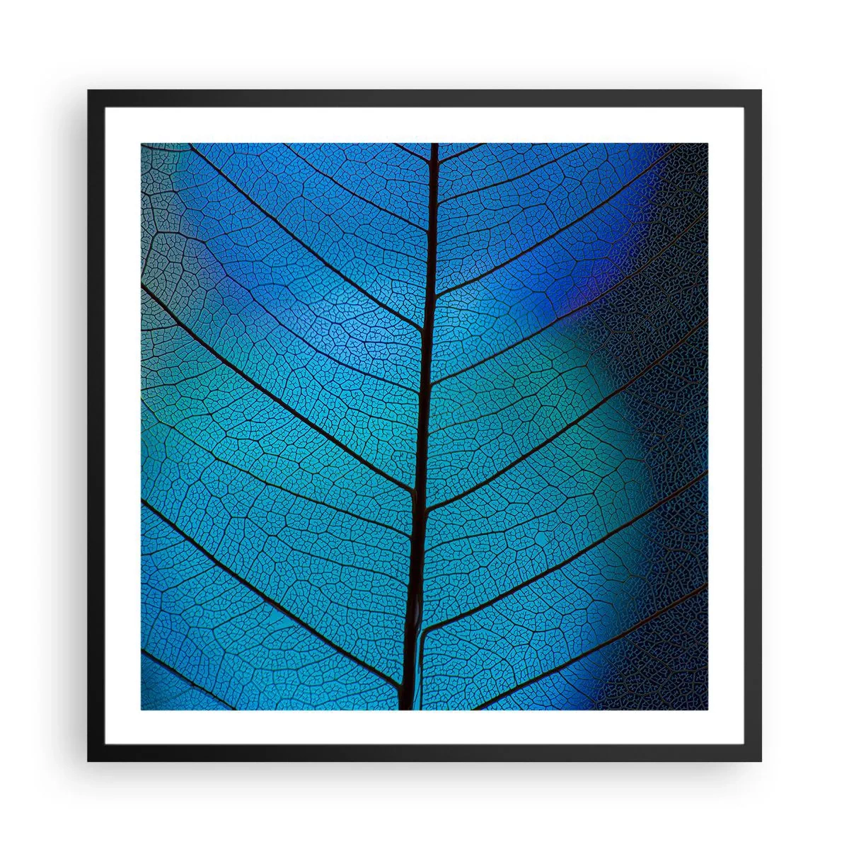 Plakat w czarnej ramie - Misterna budowa - 60x60 cm