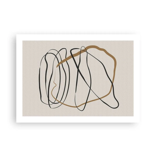 Plakat - Kompozycja – taniec opętaniec - 70x50 cm