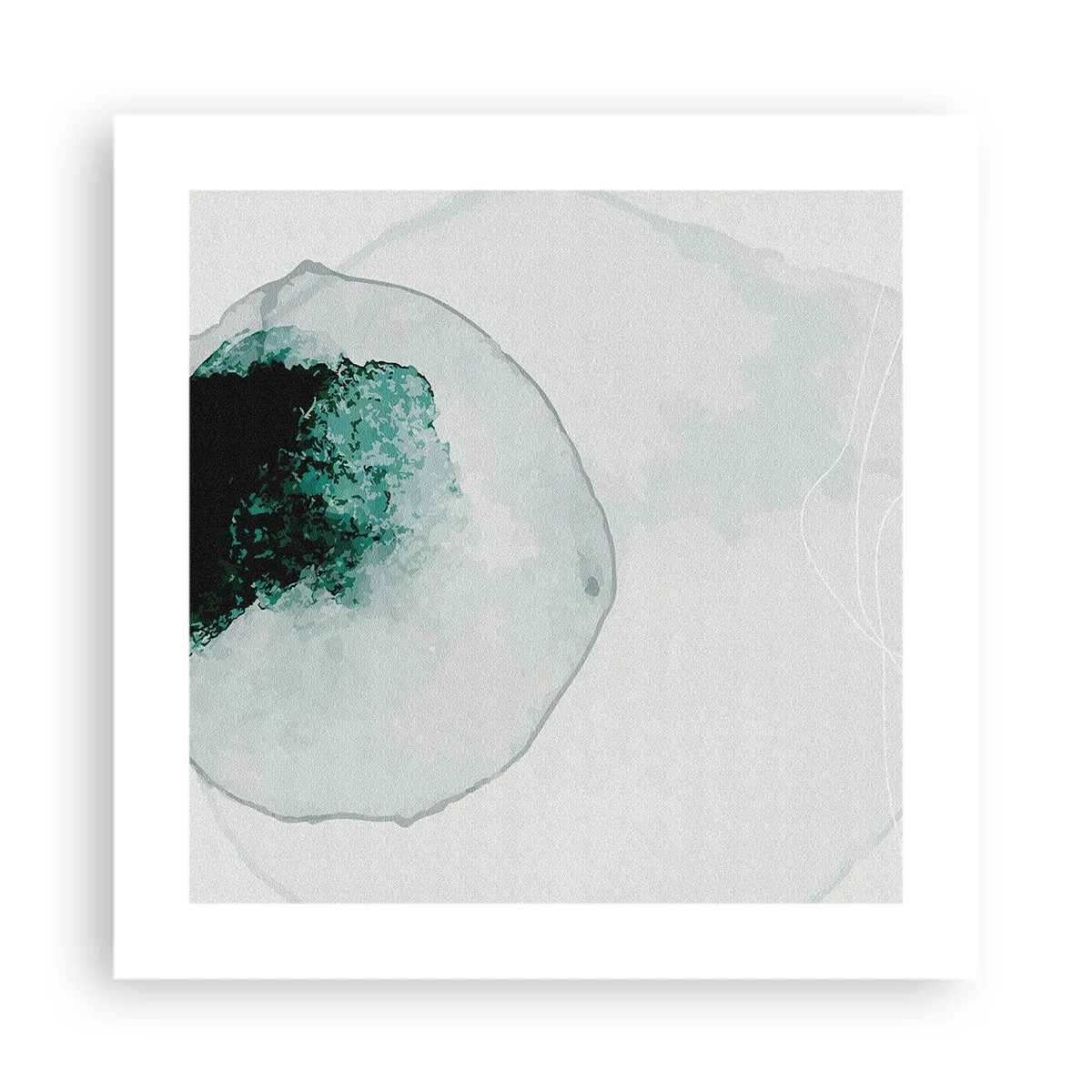 Plakat - W kropli wody - 40x40 cm