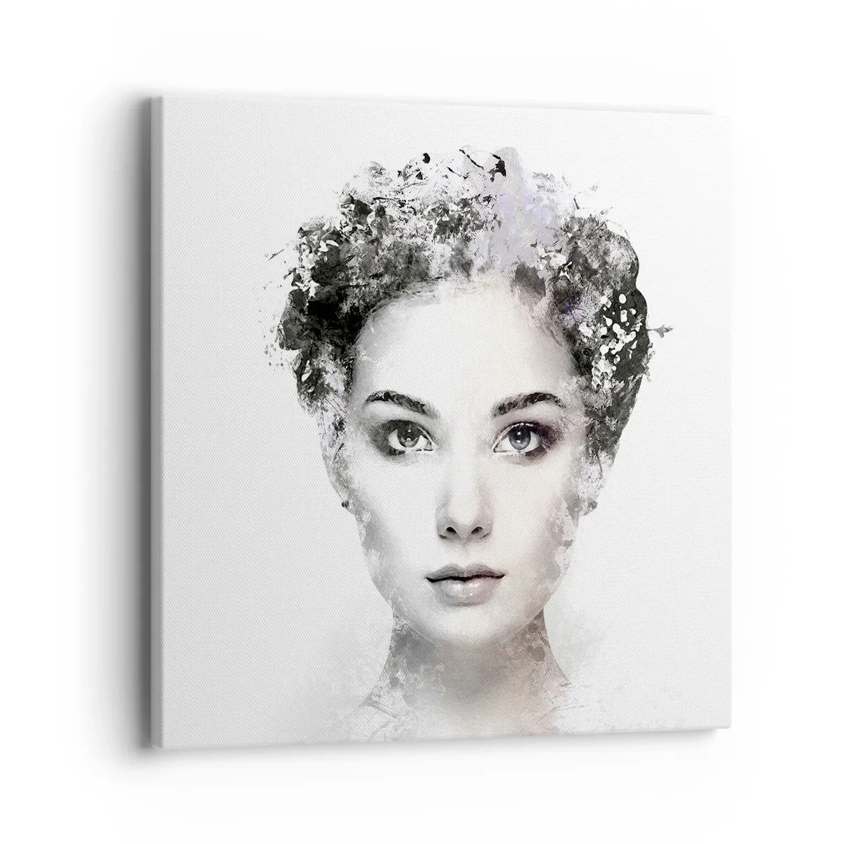 Obraz na płótnie - Portret niezwykle stylowy - 40x40 cm