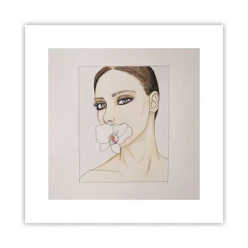 Plakat - Symbol elegancji i piękna - 30x30 cm