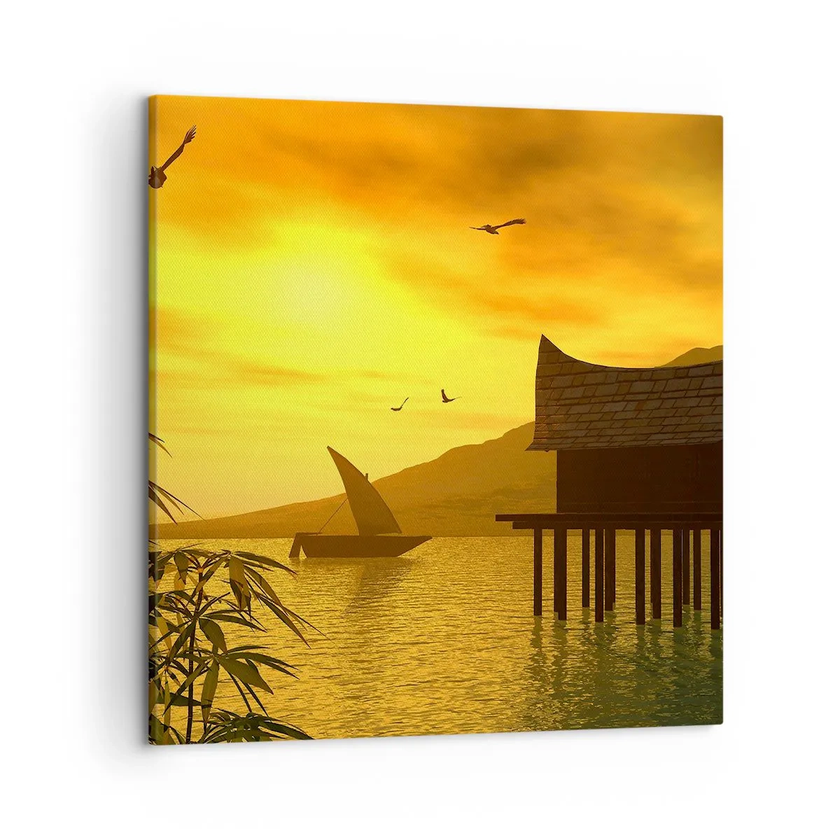 Obraz na płótnie - Upragniony spokój - 50x50 cm