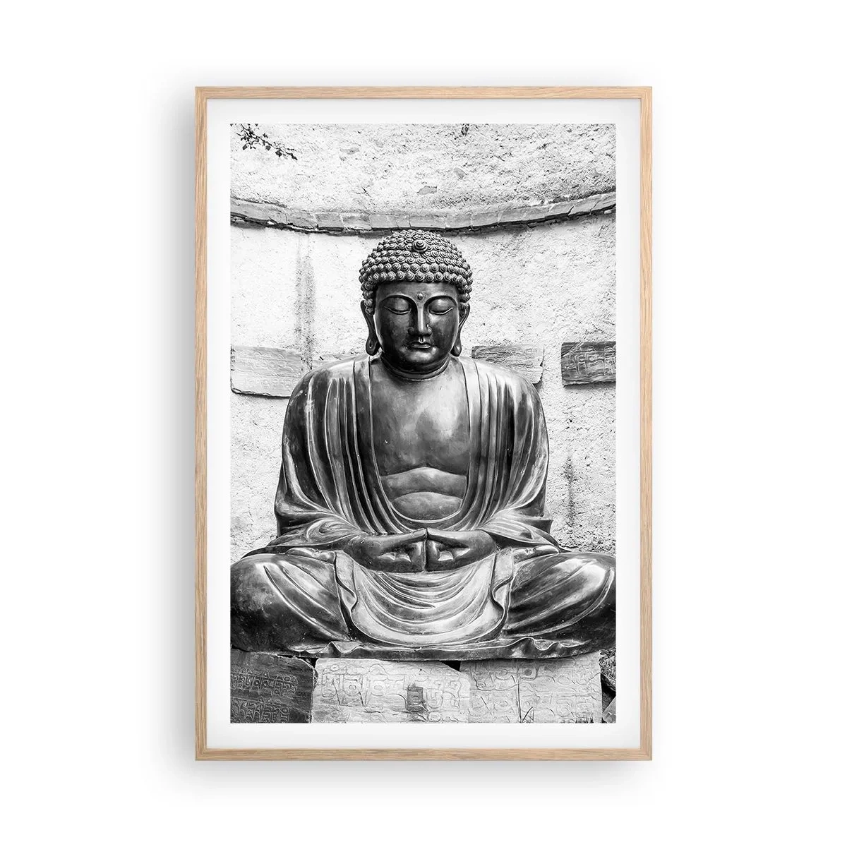 Plakat w ramie jasny dąb - U źródeł spokoju - 61x91 cm