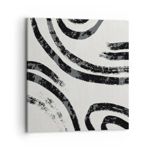 Obraz na płótnie - W pół zatrzymany - 70x70 cm