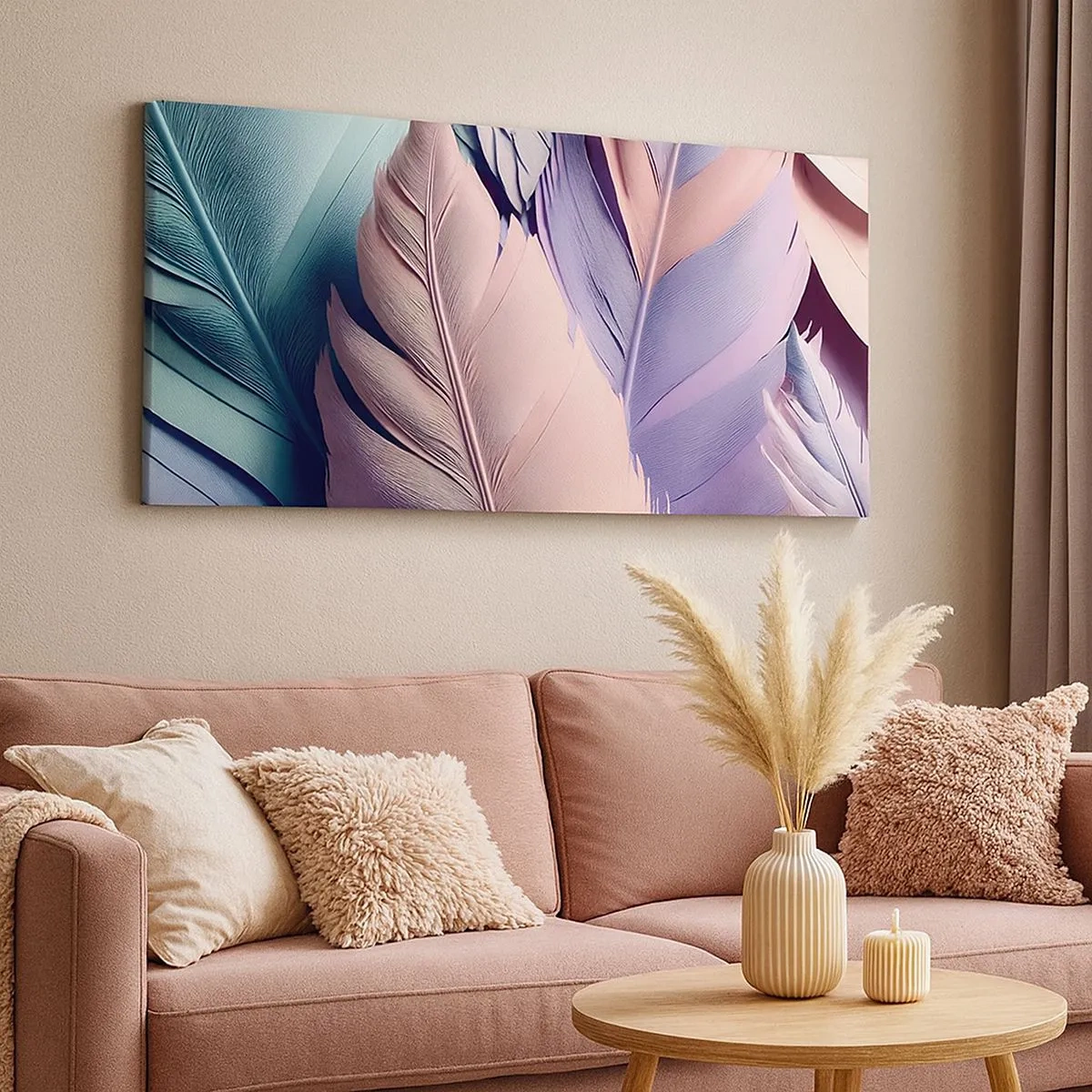 Obraz na płótnie - Ptasi szyk - 100x40 cm