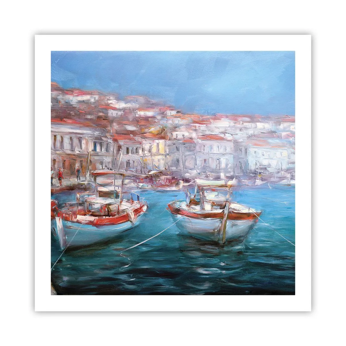 Plakat - Włoska zatoka - 60x60 cm
