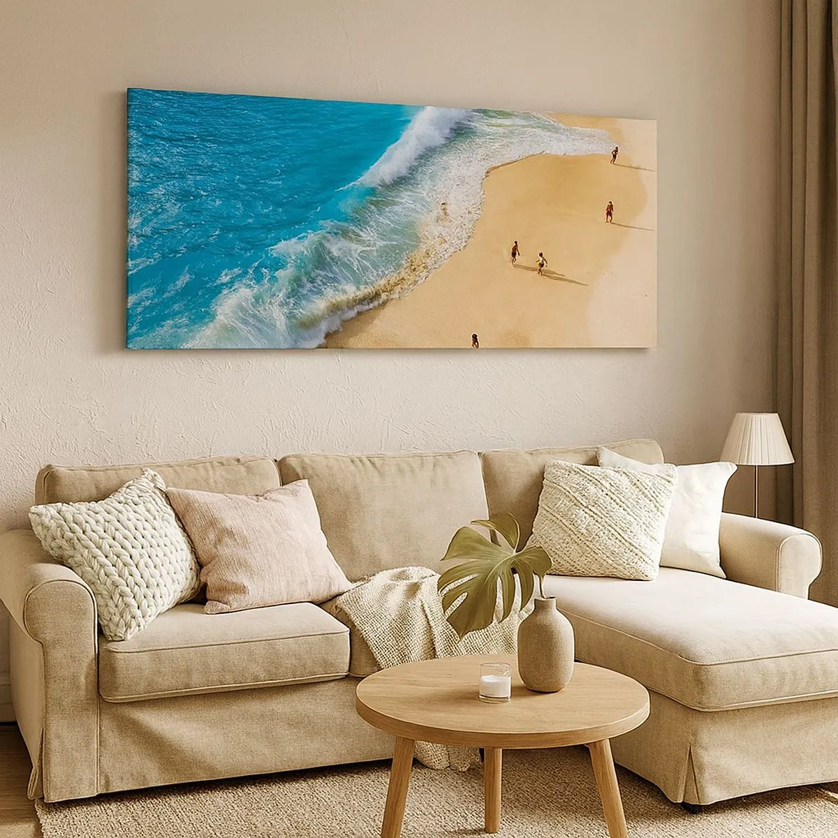 Obraz na płótnie - A potem słońce, plaża… - 100x40 cm