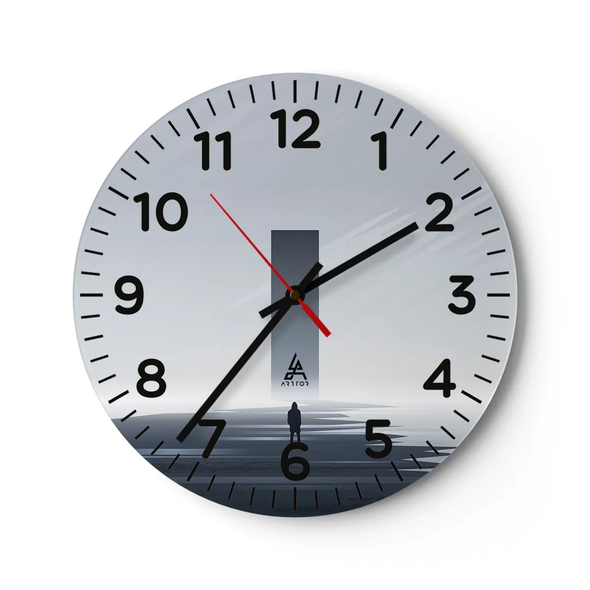 Zegar ścienny - Szansa czy zagrożenie? - 40x40 cm