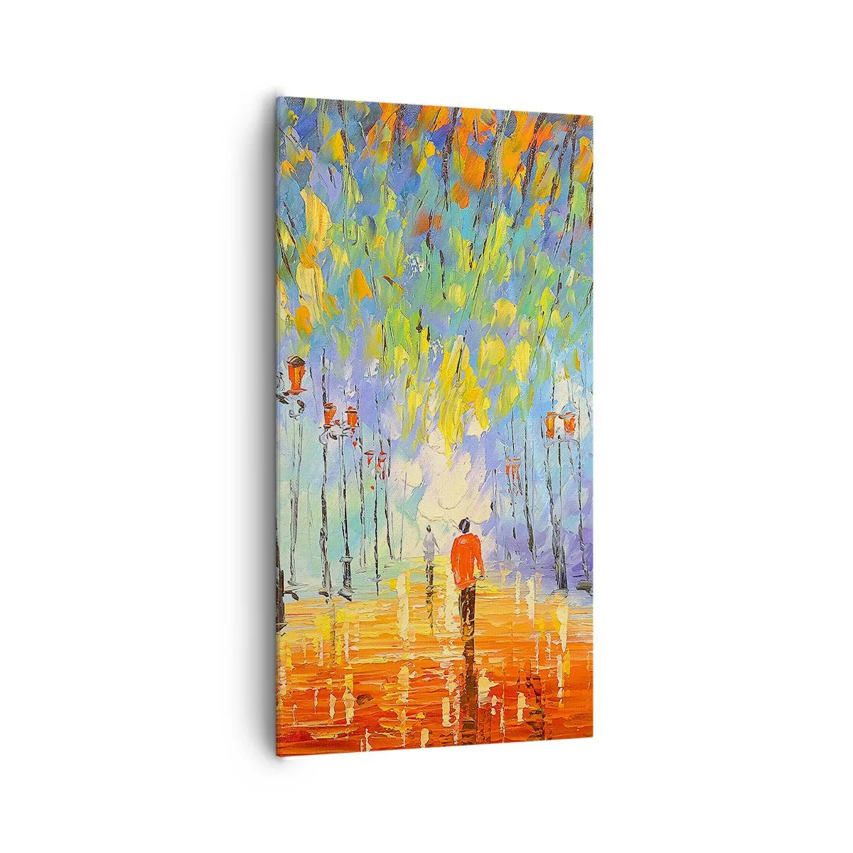 Obraz na płótnie - Nocna piosenka deszczu - 65x120 cm