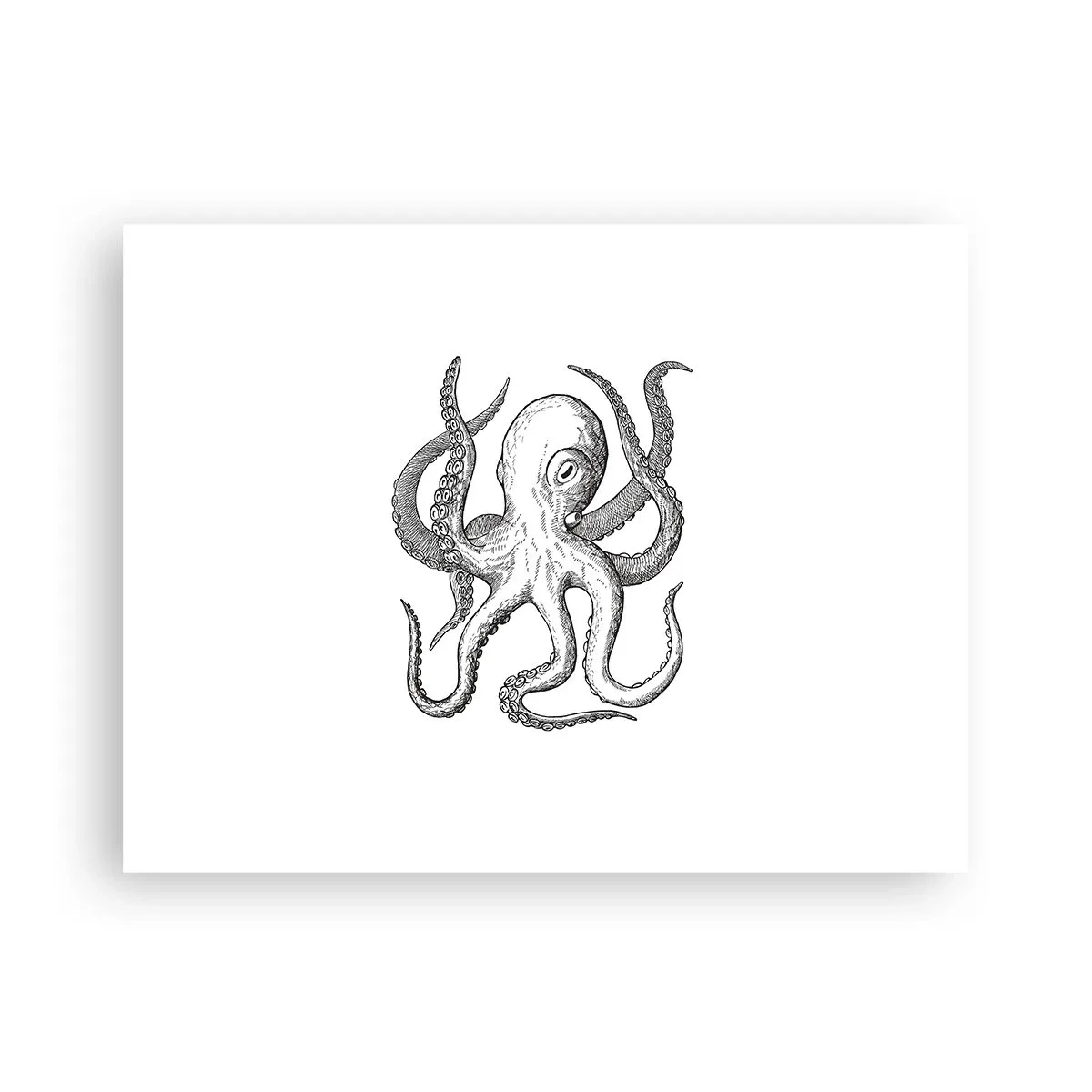 Plakat - Tańcząca z falami - 40x30 cm
