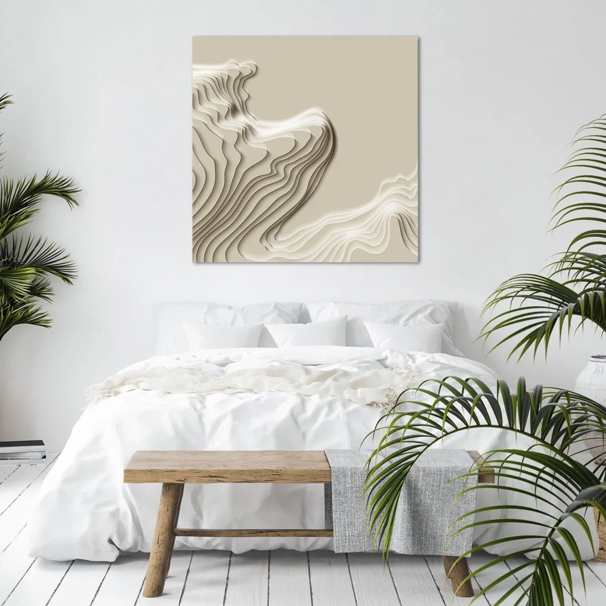Obraz na płótnie - Topografia sztuki - 60x60 cm