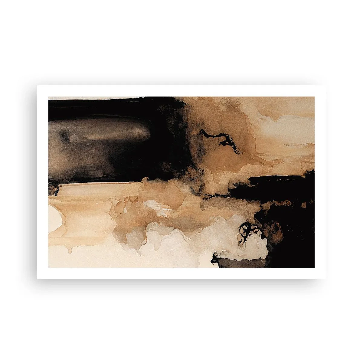 Plakat - Abstrakcja intrygująca - 91x61 cm